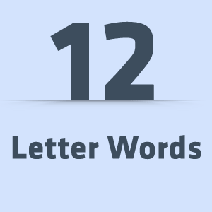 12 letter words ending with ations