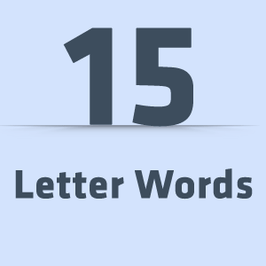 3 5 letter words with 15 different letters