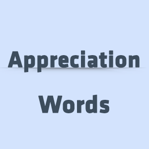Appreciation Words